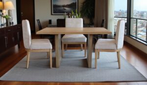 Comedor Berlutti con Sillas Amarello