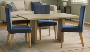 Combo Comedor Berlutti con Sillas Sakai